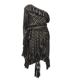 Philosophy Di Lorenzo Serafini Dress Black Gold M